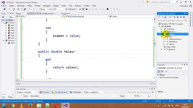 cours1 C# POO Ngor Seck смотреть онлайн