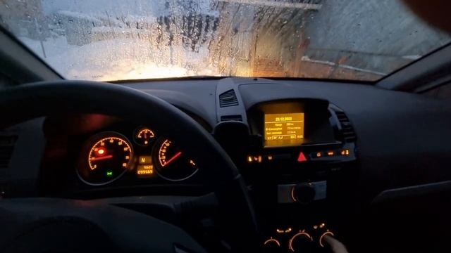 Как максимально быстро прогреть автомобиль Опель Зафира Б и посмотреть температуру ОЖ смотреть онлайн