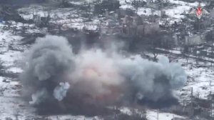 Боевая работа ТОС-1А Солнцепек