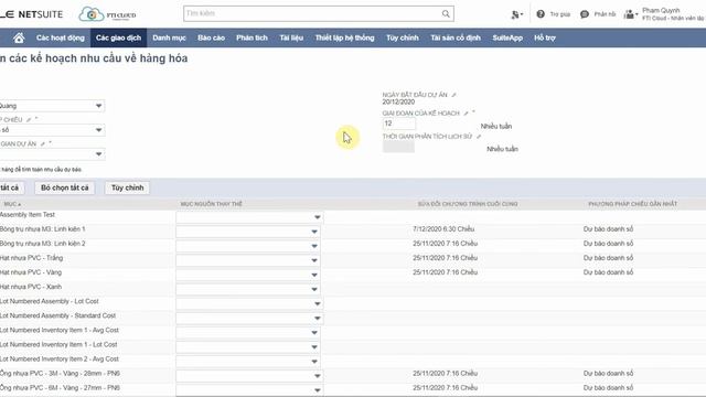 Demand & Supply Planning - Hoạch định hàng hóa NVL - Part 8 - Time Phase 1 - Kế hoạch nhu cầu смотреть онлайн