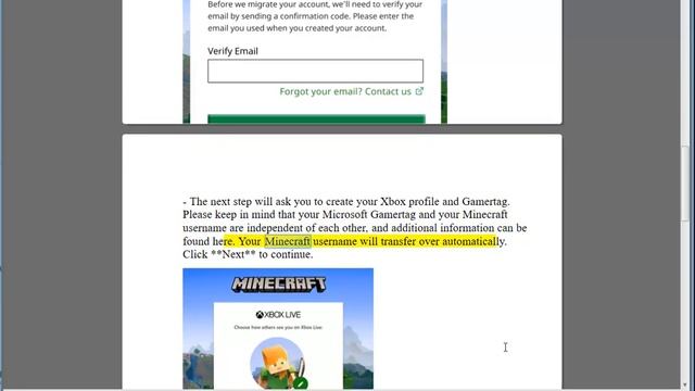 Migrate Minecraft account from Mojang to Microsoft Account смотреть онлайн