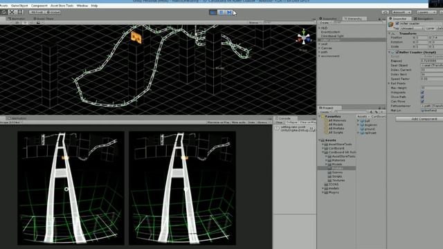 Cardboard VR Roller Coaster смотреть онлайн