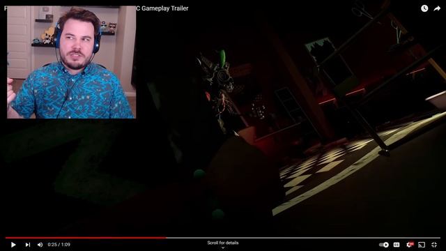 FNAF Security Breach RUIN will be TERRIFYING (Trailer Reaction) смотреть онлайн