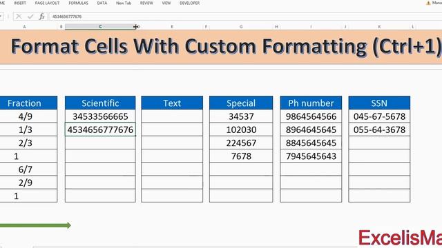 Custom Number Format in Excel (in Hindi)| Custom Formatting смотреть онлайн