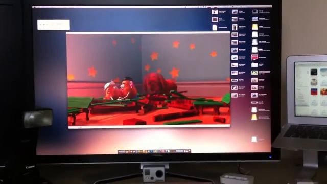 11" Macbook air playing 1080p video on a 30" monitor смотреть онлайн