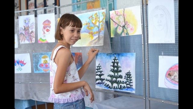 Выставка рисунков «Мир глазами детей» смотреть онлайн