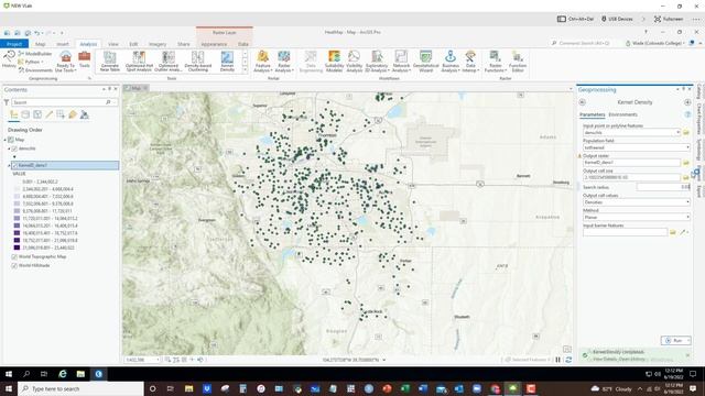 Kernel Density in ArcGIS Pro смотреть онлайн