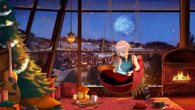 Люси Киберпанк Чилл в уютную рождественскую ночь _ Lofi Chill music - музыка для учебы смотреть онлайн