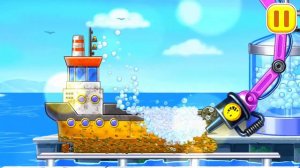 Строим остров игра мультик про кораблики (build an island)