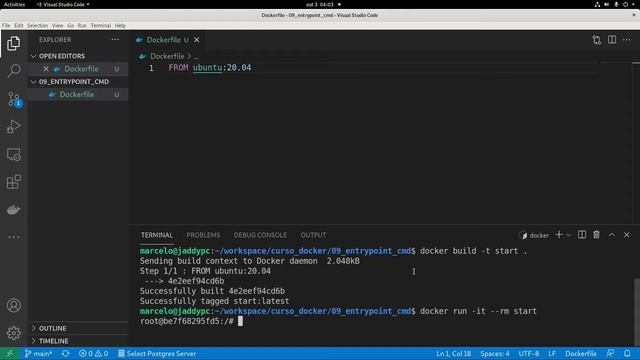 Curso de Docker - 09 Entrypoint vs CMD смотреть онлайн