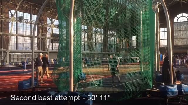 Andrew Rochon, SLHS '17 - Weight Throw 2016 Yale HS Track Invit смотреть онлайн