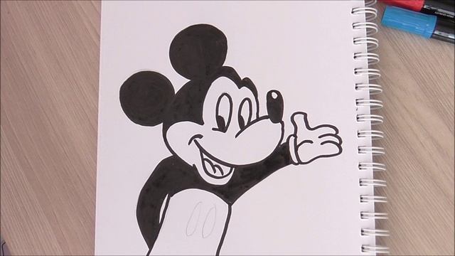 How to draw Mickey Mouse смотреть онлайн