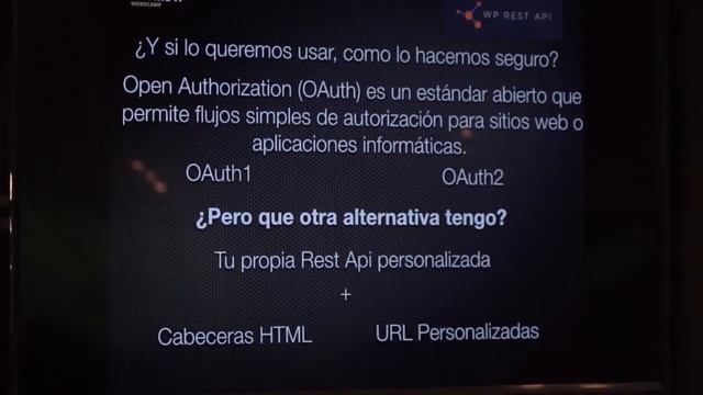 Endpoints seguros en nuestra WP-REST-API - Eric Zeida - WordCamp Madrid 2017 смотреть онлайн