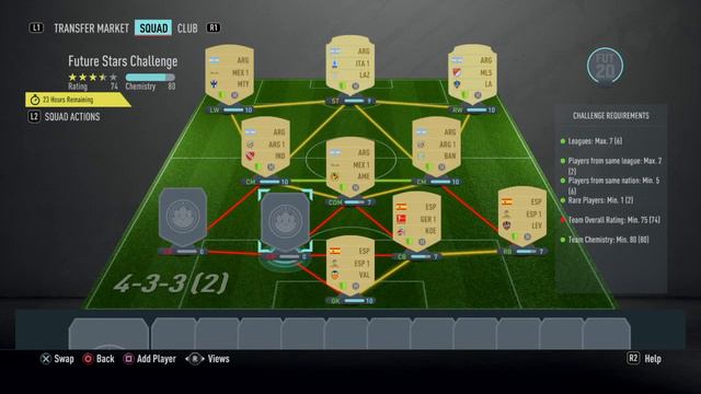 FIFA 20 Future Stars Challenge SBC Tuesday 4th смотреть онлайн