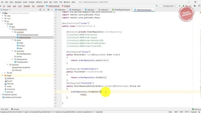 12. Spring Boot | Web Flux | CRUD | MongoDB | Finding single order using id смотреть онлайн