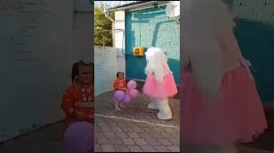 #Ростовые куклы#аниматор#зайка Зефирка#поздравление#с днём рождения барбарики# ты и я