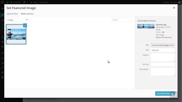WordPress for Beginners 2015 Tutorial Series | Chapter 3-8: Featured Images смотреть онлайн