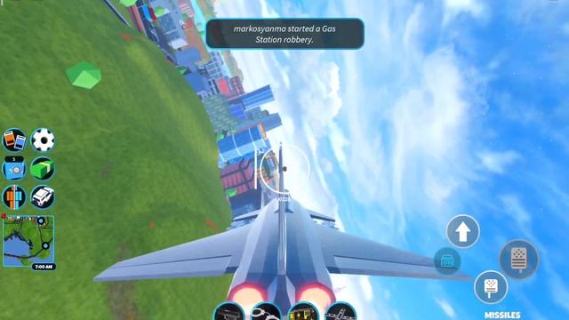 Обзор военного истребителя! Roblox! jailbreak! смотреть онлайн