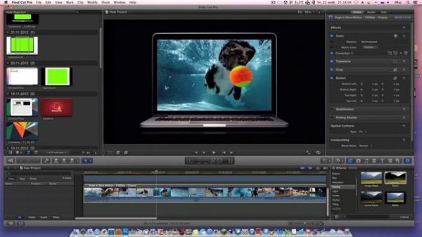 Хромакей на Mac OS ( уроки final cut и iMovie #1 )