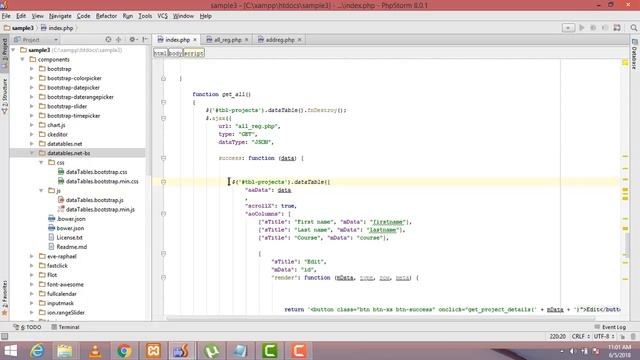 Crud System Using Ajax jQuery PHP MySQL part 4 смотреть онлайн
