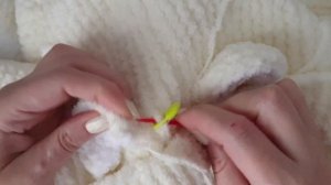 MK 10 / ПЛЮШЕВЫЙ КОМБЕНЕЗОН С ПЫШНЫМИ КОСАМИ/размер от 0 до 3 мсцев / УШКИ