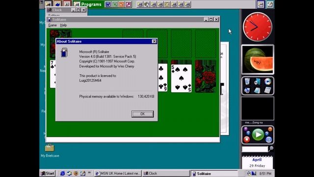 Windows NT 4.0 Server Service Pack 5 on Oracle VM Virtualbox смотреть онлайн