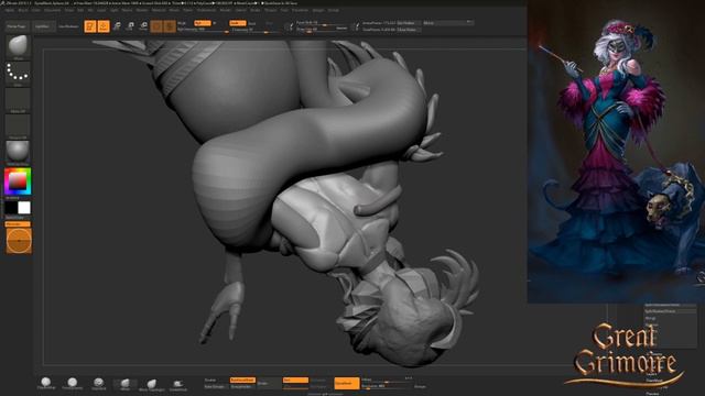 Sculpting in ZBrush - Milady смотреть онлайн