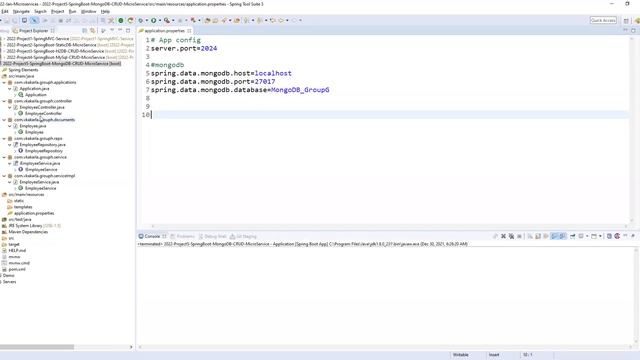 Class5 :SpringBoot + Spring Data + JPA + MongoDB CRUD Operations With Open API смотреть онлайн