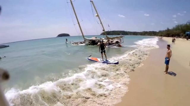 Тест и обзор надувной доски Gladiator в Тайланде. смотреть онлайн