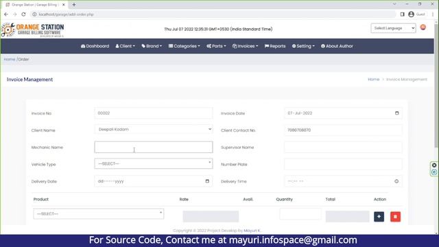 Garage management system project in php | garage management software | Free Source Code Download смотреть онлайн