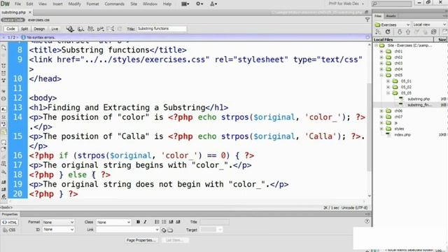 Finding and extracting a substring смотреть онлайн