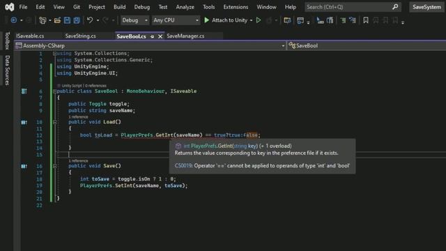 UNITY SAVE SYSTEM setup in UNDER 2 Minutes - SAVE/LOAD смотреть онлайн