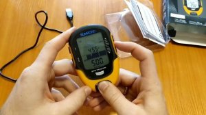 Многофункциональный цифровой GPS альтиметр.  SUNROAD TJ10235. FR 510. Инструкция на русском. Обзор.