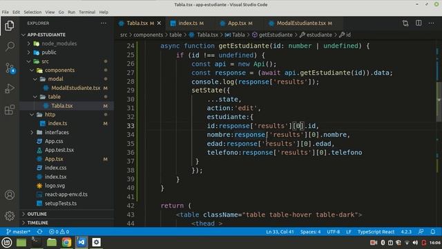 React (Typescript) node (Express) Mysql | Editar registros смотреть онлайн