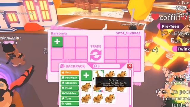 Что дают за мега неон жирафа в адопт ми! what get for mega neon giraffe in adopt me! смотреть онлайн