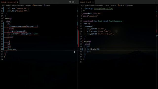 React Tutorial - 21.nesting router смотреть онлайн