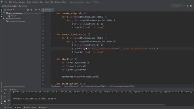 Игра "Сапер" на Python, создаем барьерные элементы. Minesweeper in Python Tkinter смотреть онлайн