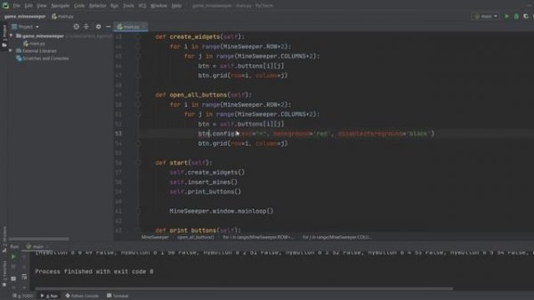 Игра "Сапер" на Python, создаем барьерные элементы. Minesweeper in Python Tkinter