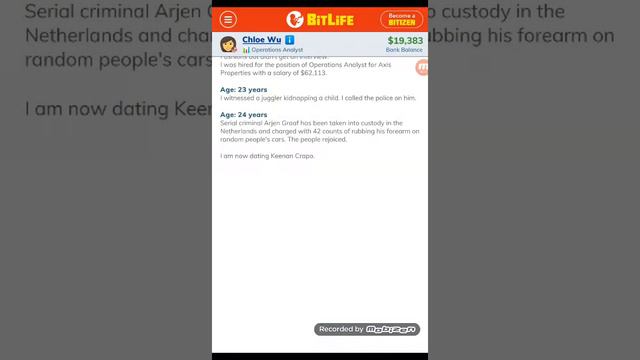 Играем в симулятор жизни! BitLife где ми будем работать? смотреть онлайн