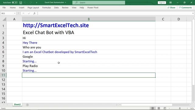 Excel ChatBot that can execute commands. Excel Jarvis, VBA Jarvis смотреть онлайн