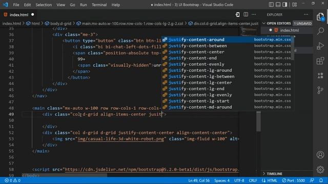 Membuat UI Web dengan Bootstrap 5.2 || UI Simple #bootstrap Ui UX смотреть онлайн