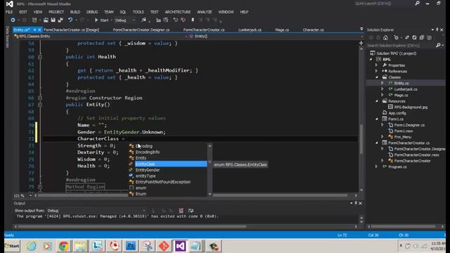 Create a Visual C# RPG Windows Form Project: OOP Part 7 Code Overhaul смотреть онлайн