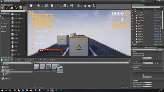 Heads Up Display - #13 Creating A MOBILE Endless Runner Unreal Engine 4 смотреть онлайн