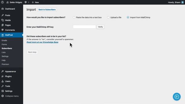 First steps to configure MailPoet смотреть онлайн
