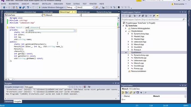 C++ Tutorial [088] - public/protected/private Vererbung GERMAN смотреть онлайн