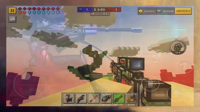 OVERWATCH MEETS PIXEL GUN 3D ► WIDOWMAKER GAMEPLAY смотреть онлайн