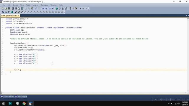 Java Advanced Tutorial 4 : GUI Layout #5 - CardLayout смотреть онлайн