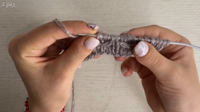Этой зимой не будет холодно.❄️?Комплект - шарф/шапка/варежки. Спицами. Подробный МК-шарф. смотреть онлайн