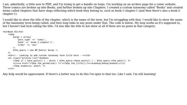 Wordpress: Show Custom Taxonomy Title смотреть онлайн