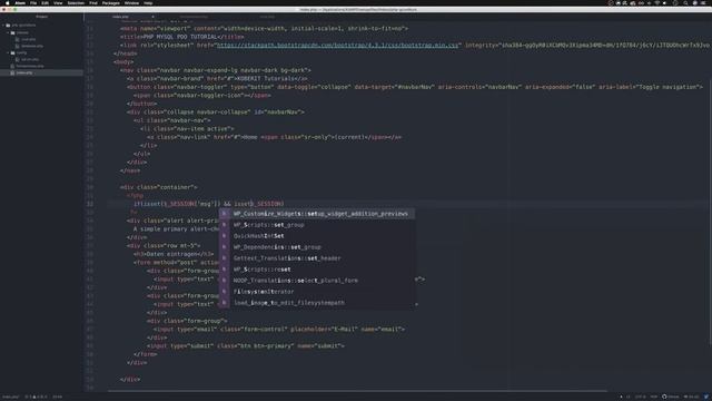 PHP PDO CRUD Tutorial | #5 PDO MYSQL Daten speichern - User Feedback Teil 2 смотреть онлайн